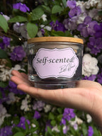 Round Glass Candle with Lid