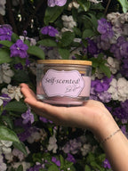 Round Glass Candle with Lid