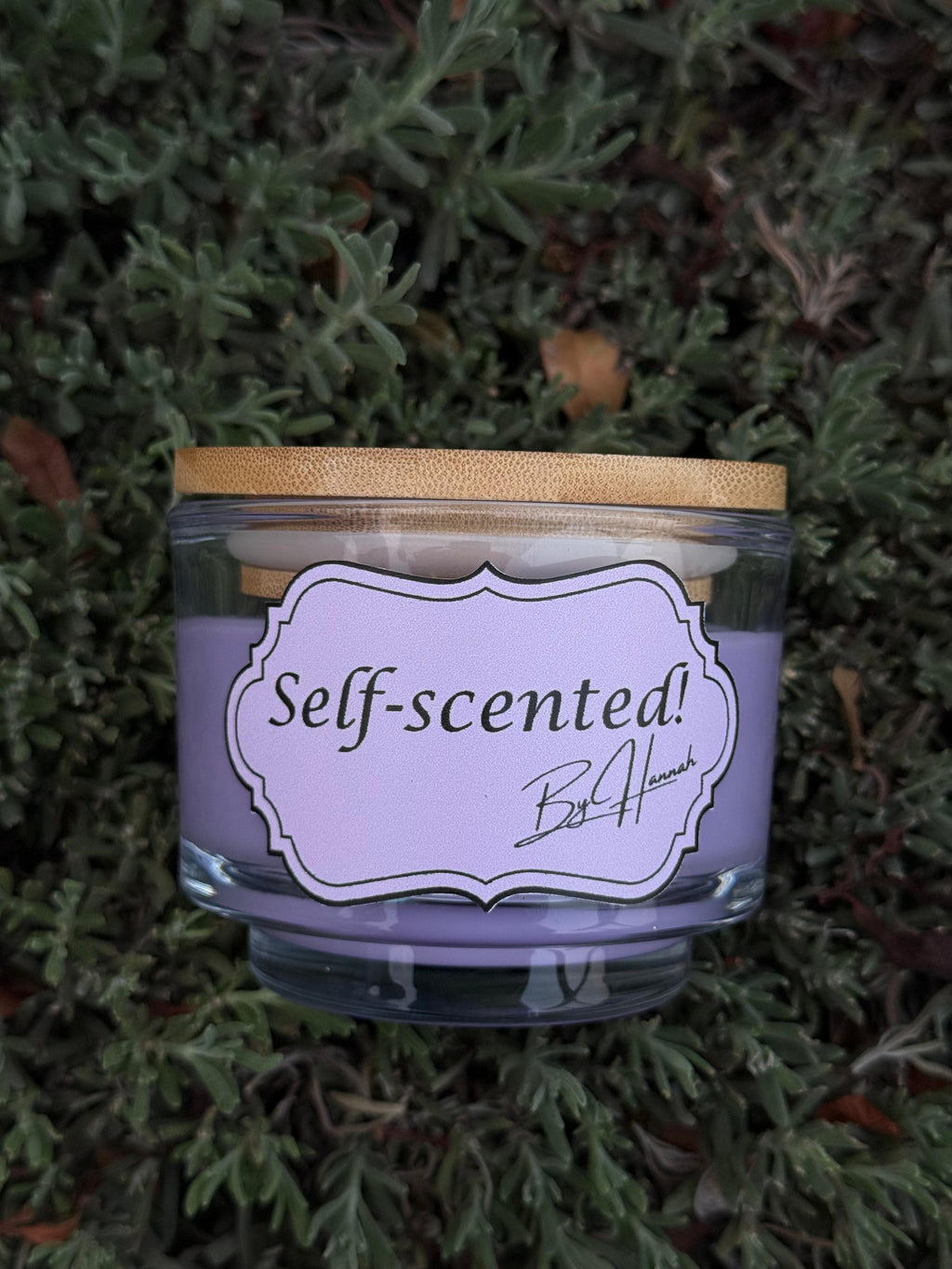 Round Glass Candle with Lid