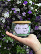 Round Glass Candle with Lid