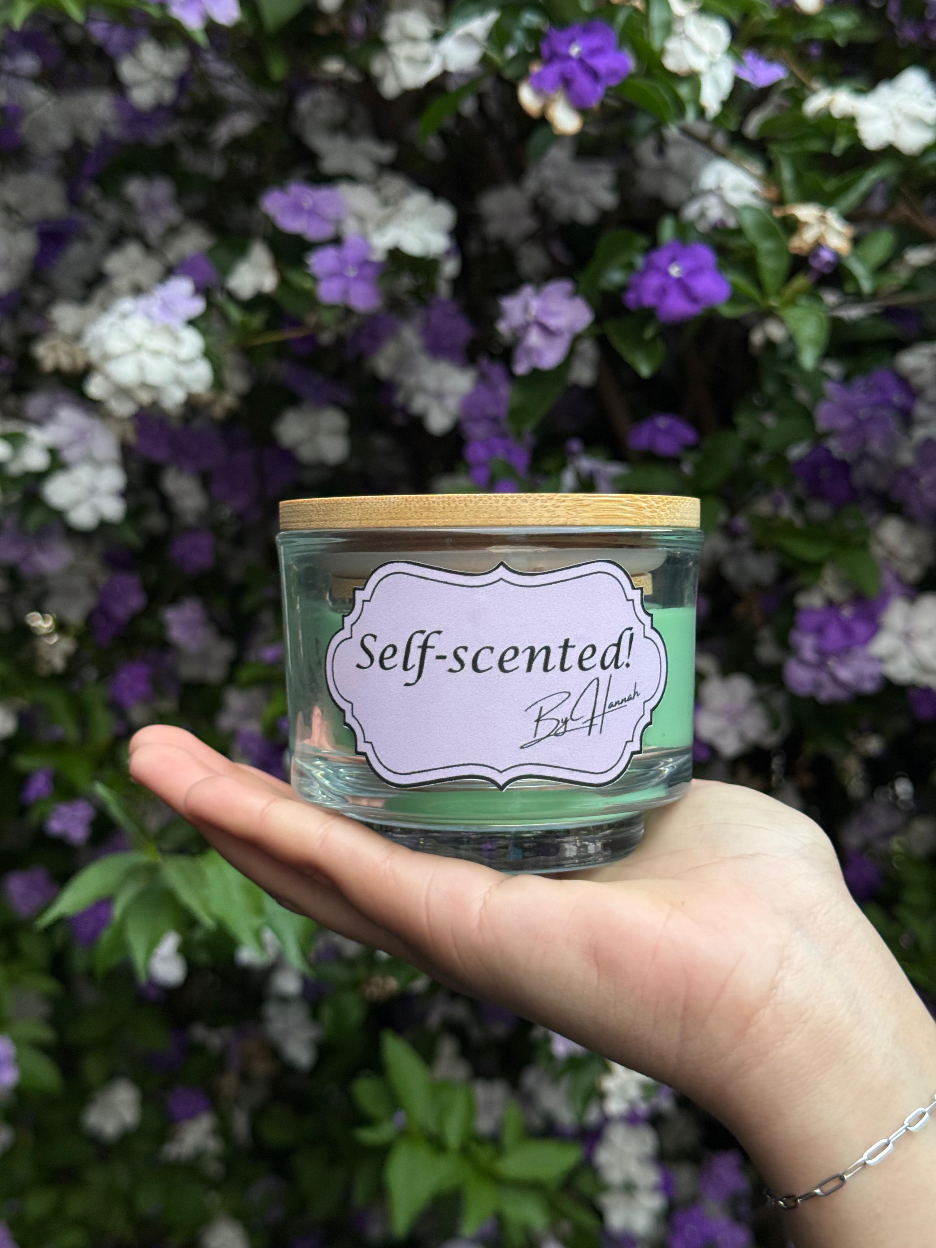 Round Glass Candle with Lid