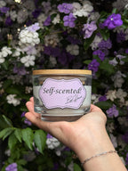 Round Glass Candle with Lid